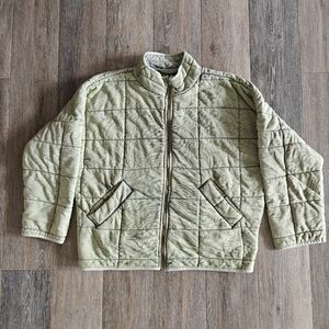 Forever 21 Quilted Zip-Up Jacket